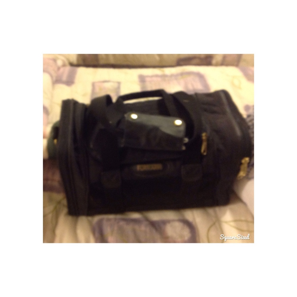 Dog carrier small up to 5 lb dog black